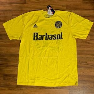 Adidas The Go-To Tee MLS Columbus Crew Barbasol Ye